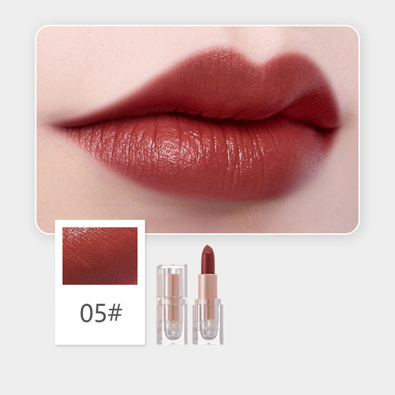 Matte Finish Crystal Square Tube Lipstick Matte Finish Crystal Square Tube Lipstick